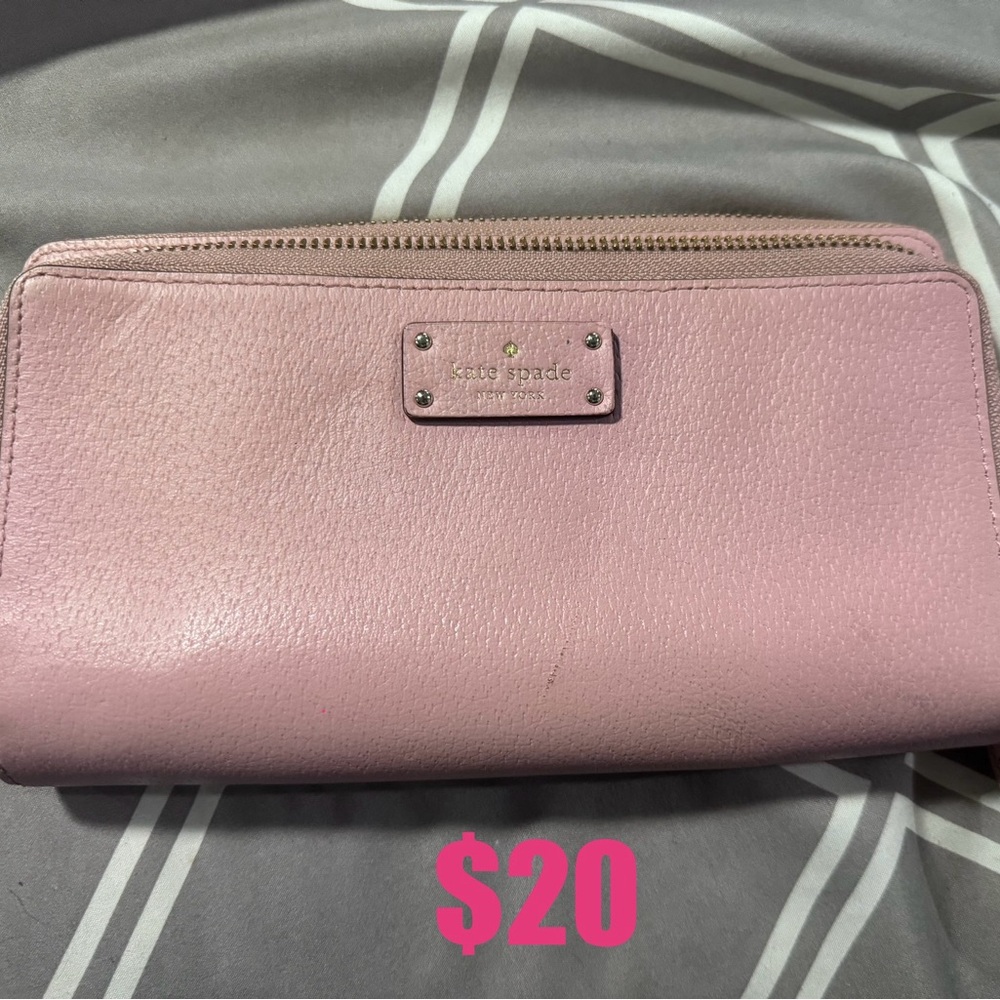 Kate Spade pink large wallet